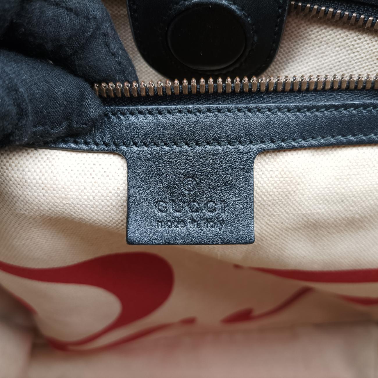 Pre-owned Gucci GG Supreme Bee Beige×Multicolour PVC coated canvas 450950 shoulderbag | stylenewstar