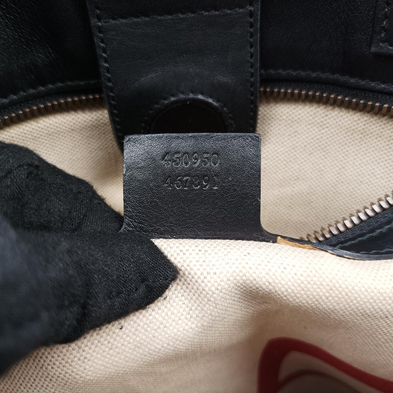 Pre-owned Gucci GG Supreme Bee Beige×Multicolour PVC coated canvas 450950 shoulderbag | stylenewstar