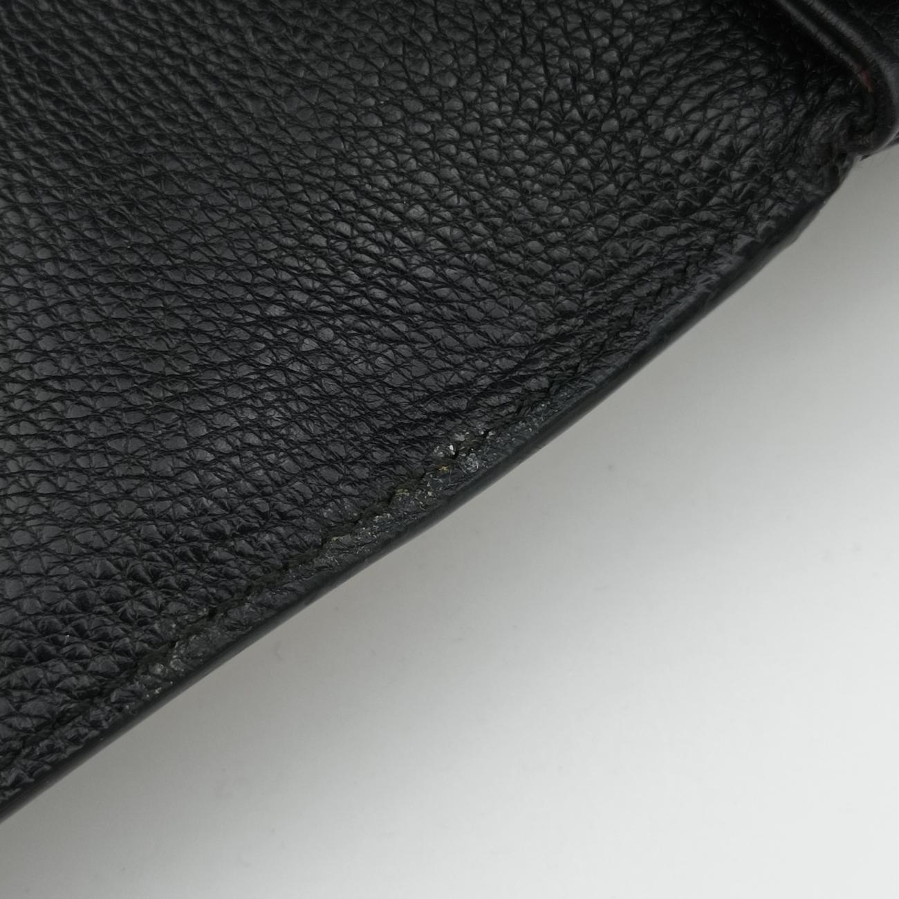 Pre-owned Prada Robot Flap Black×Multicolour Leather 1BD055 shoulderbag | stylenewstar