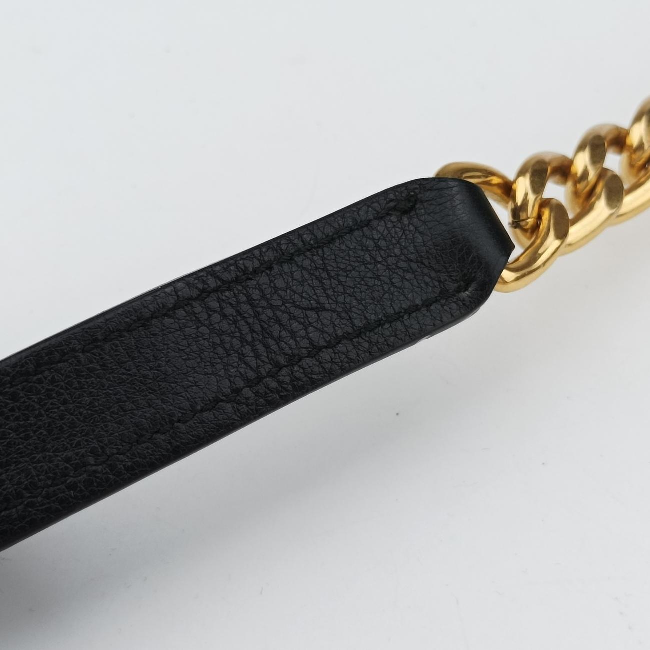 Pre-owned Prada Robot Flap Black×Multicolour Leather 1BD055 shoulderbag | stylenewstar