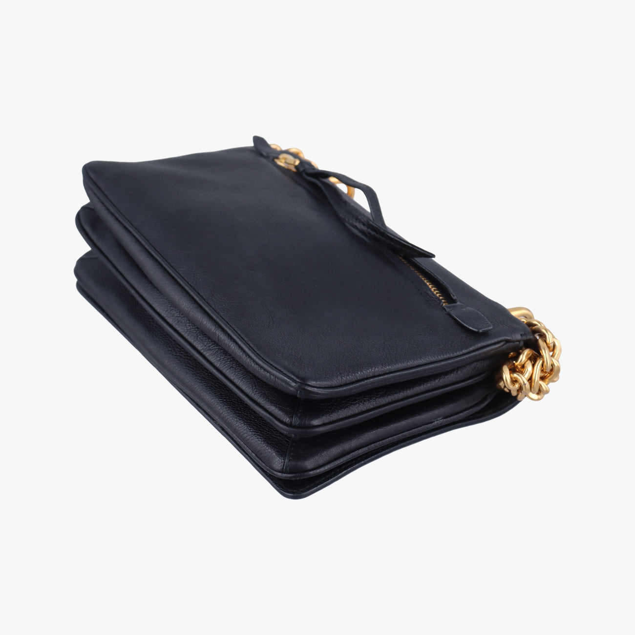 Pre-owned Prada Robot Flap Black×Multicolour Leather 1BD055 shoulderbag | stylenewstar