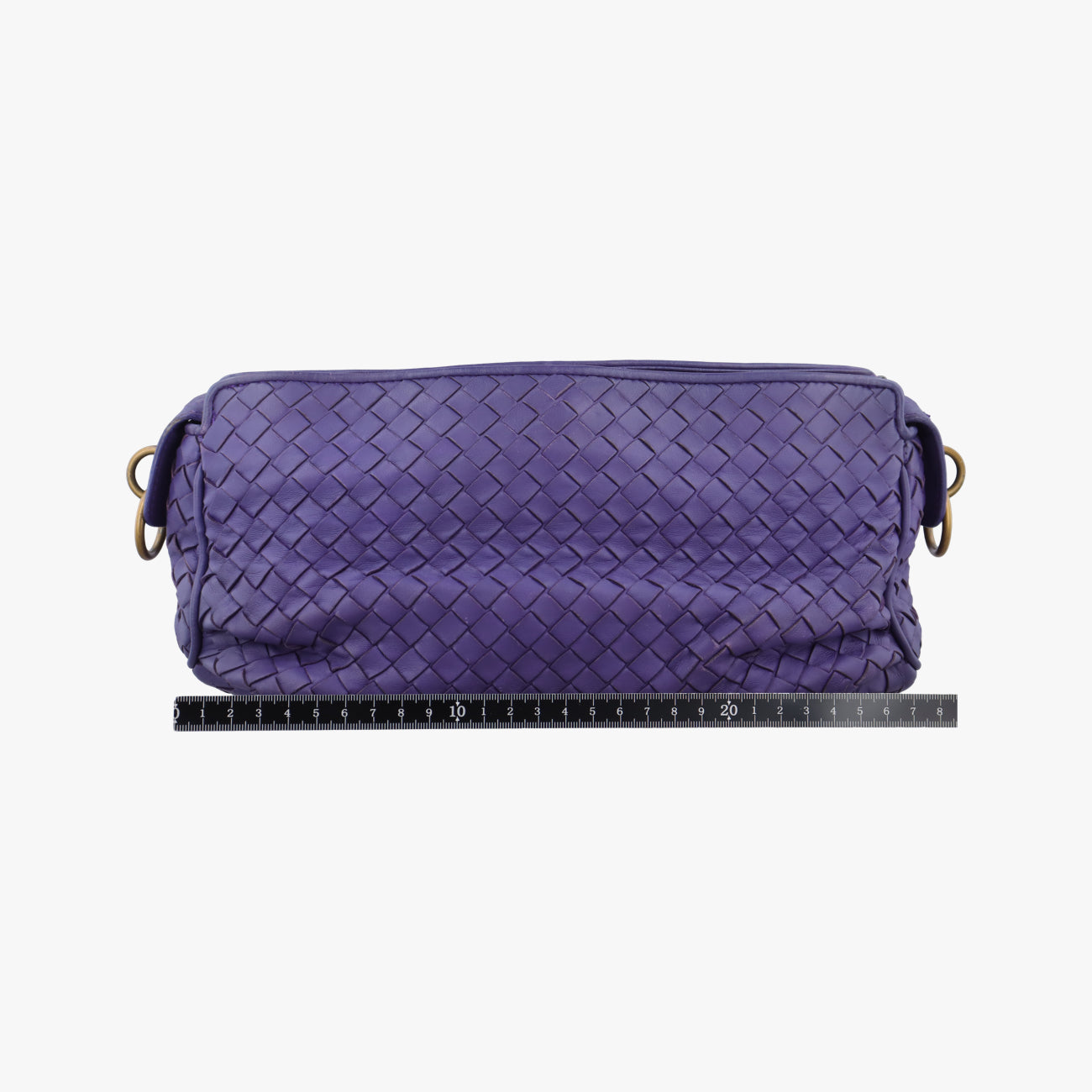 Pre-owned Bottega Veneta Intrecciato Purple lambskin  shoulderbag | stylenewstar