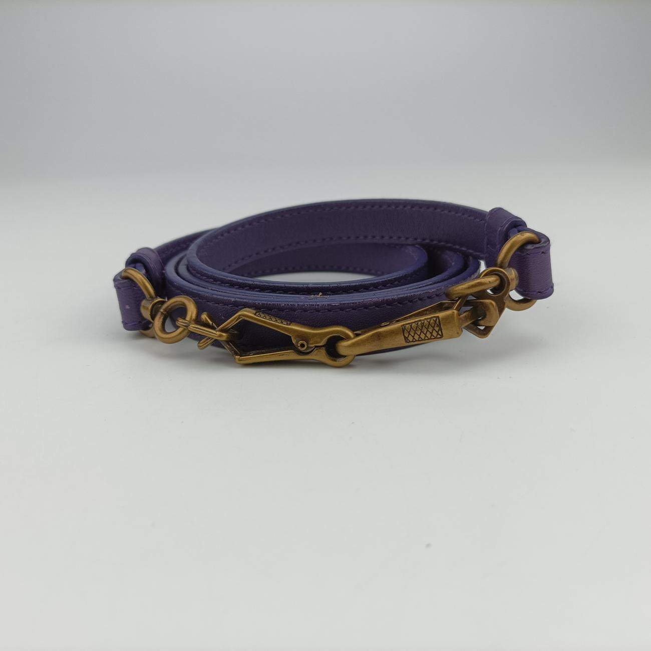 Pre-owned Bottega Veneta Intrecciato Purple lambskin  shoulderbag | stylenewstar