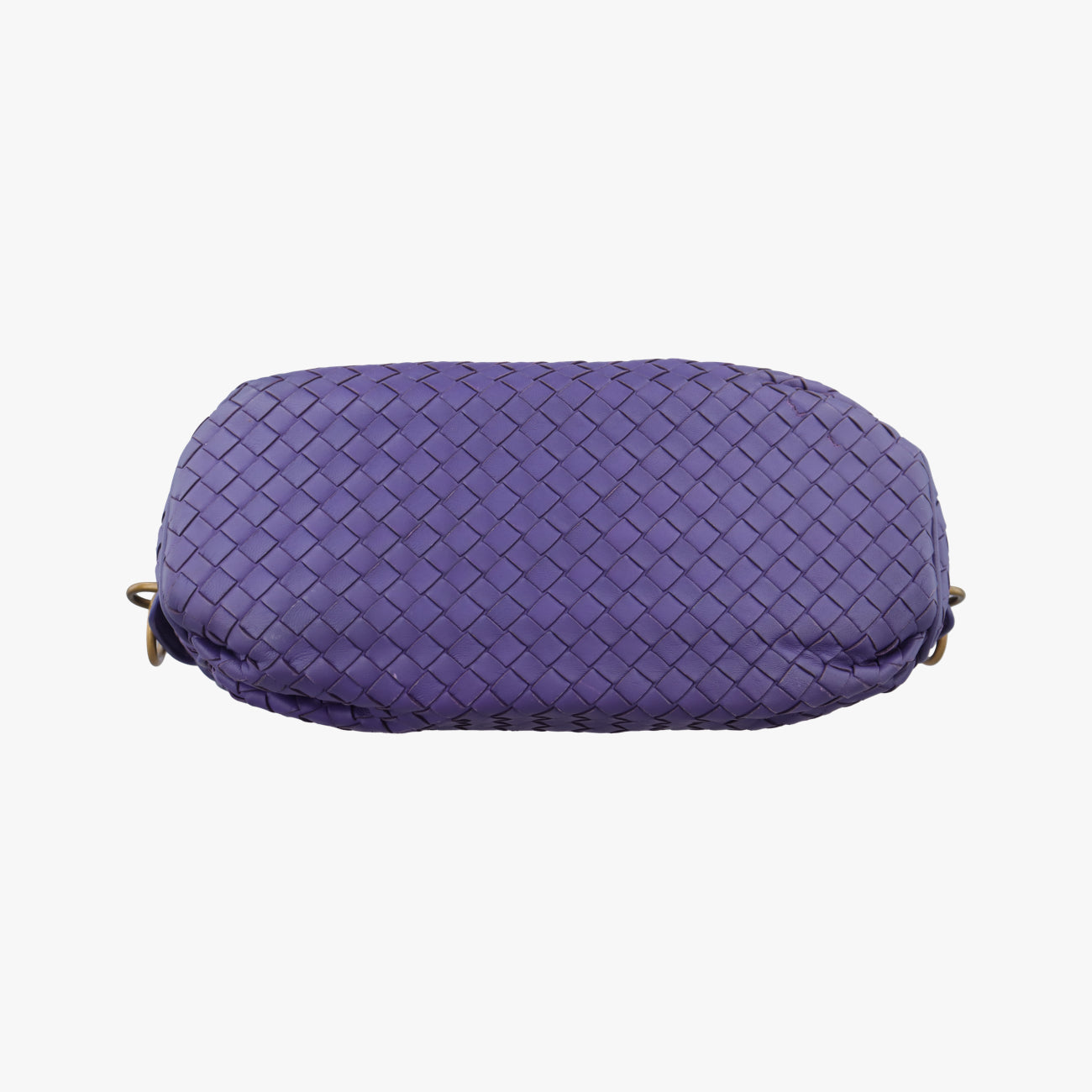 Pre-owned Bottega Veneta Intrecciato Purple lambskin  shoulderbag | stylenewstar