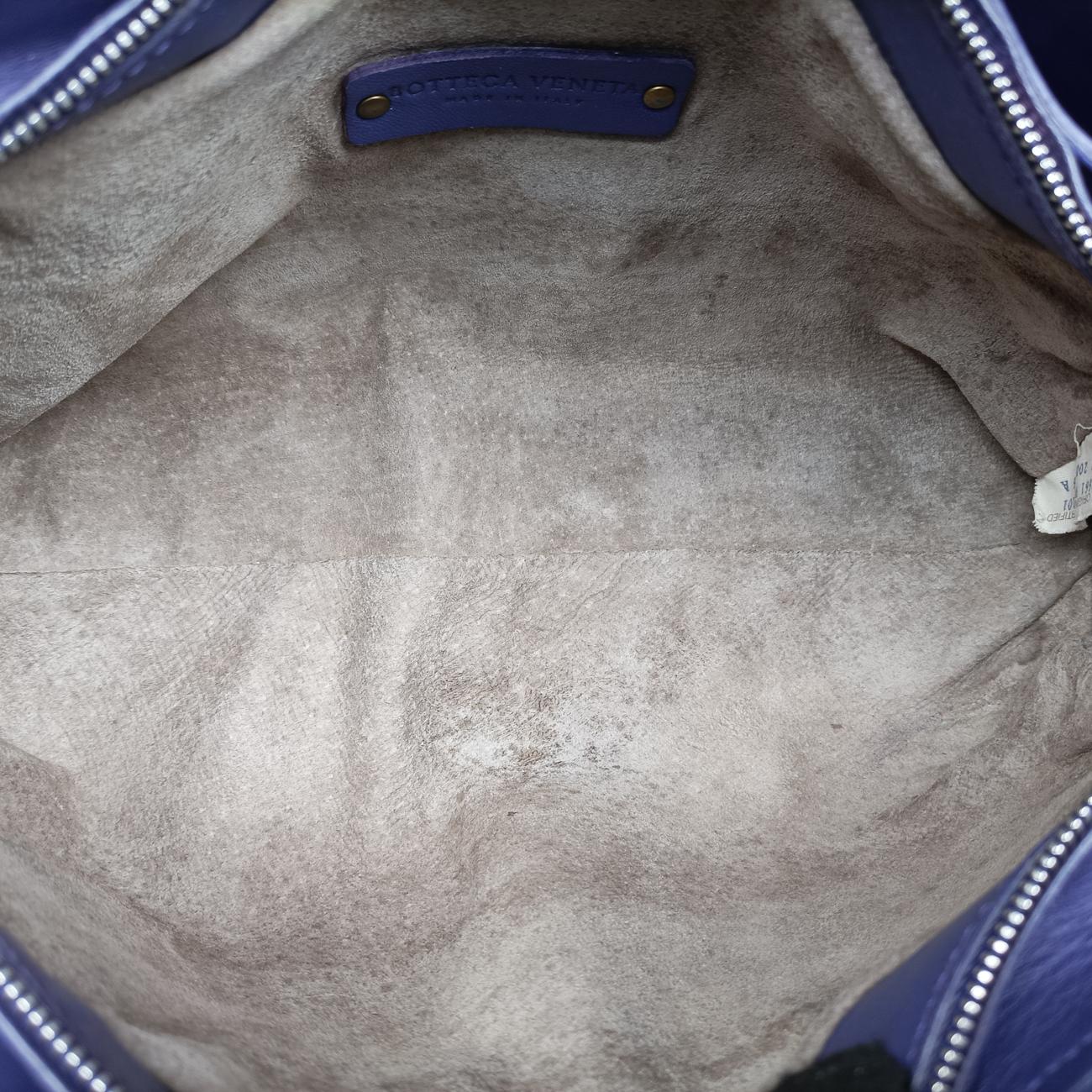 Pre-owned Bottega Veneta Intrecciato Purple lambskin  shoulderbag | stylenewstar