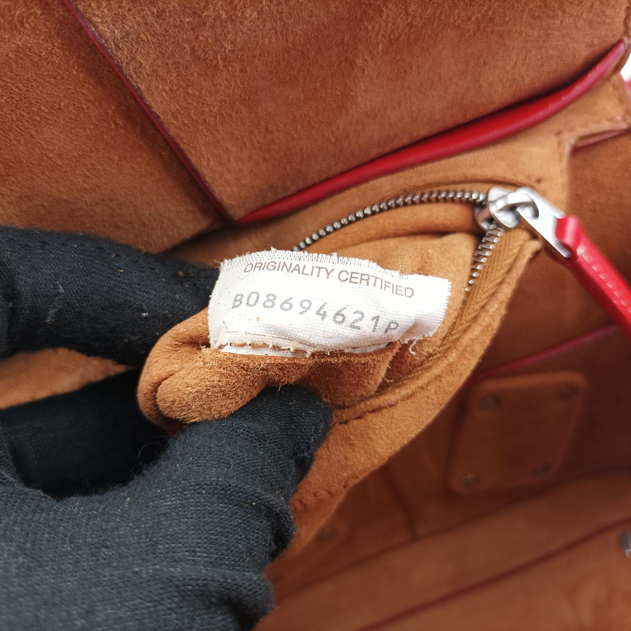 Secondhand Bottega Veneta The Arco Red Leather  shoulderbag | stylenewstar