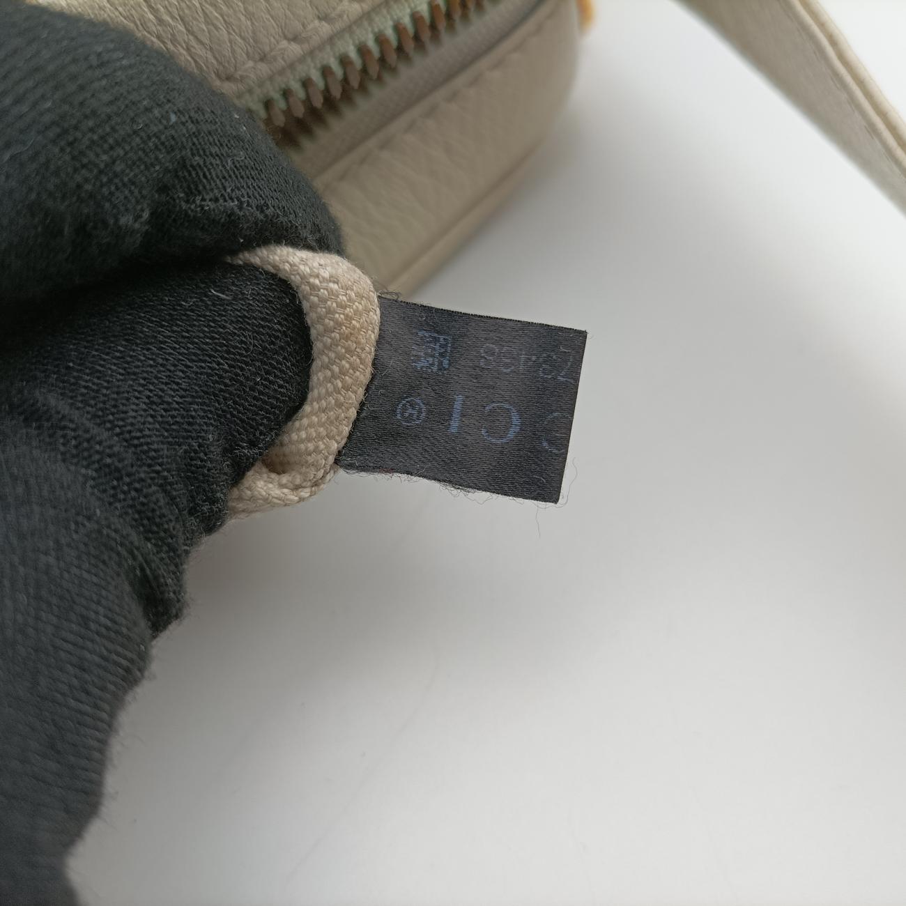 Pre-owned Gucci Print Messenger White Leather 574803 shoulderbag | stylenewstar