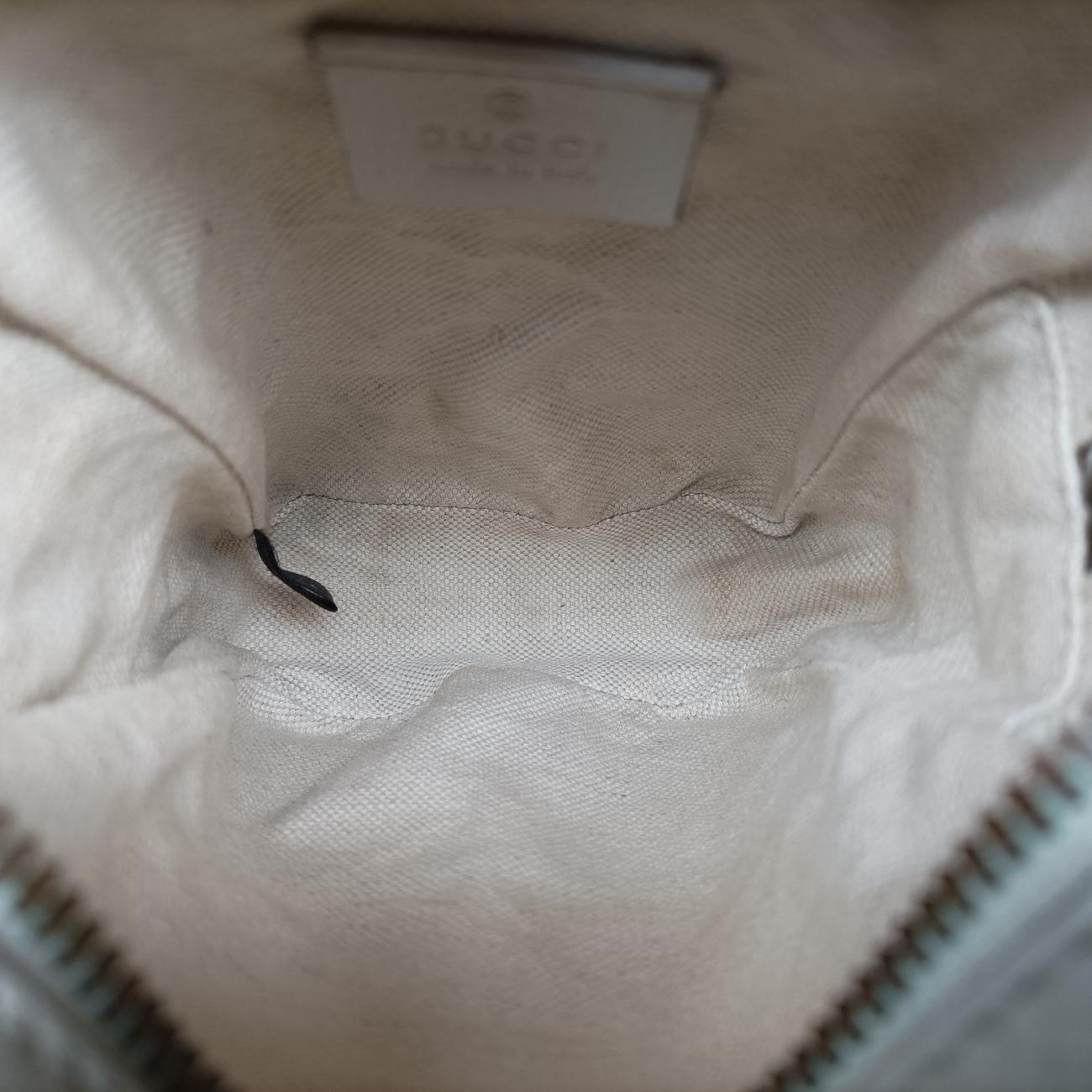 Pre-owned Gucci Print Messenger White Leather 574803 shoulderbag | stylenewstar