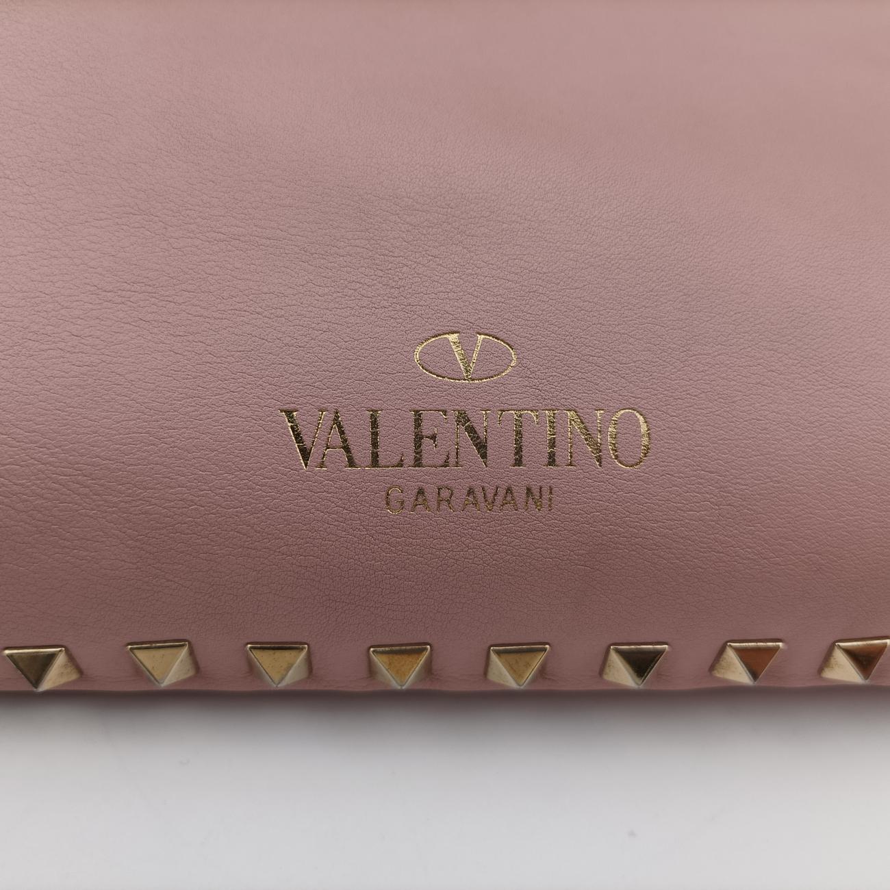 Secondhand Valentino Rockstud Pink Leather  shoulderbag | stylenewstar