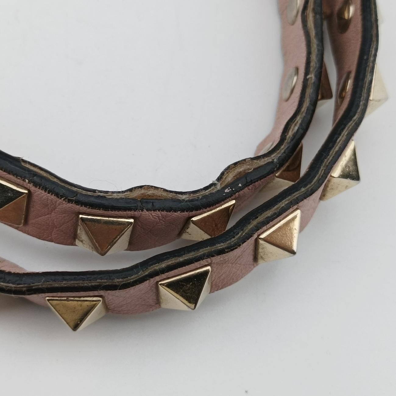 Secondhand Valentino Rockstud Pink Leather  shoulderbag | stylenewstar