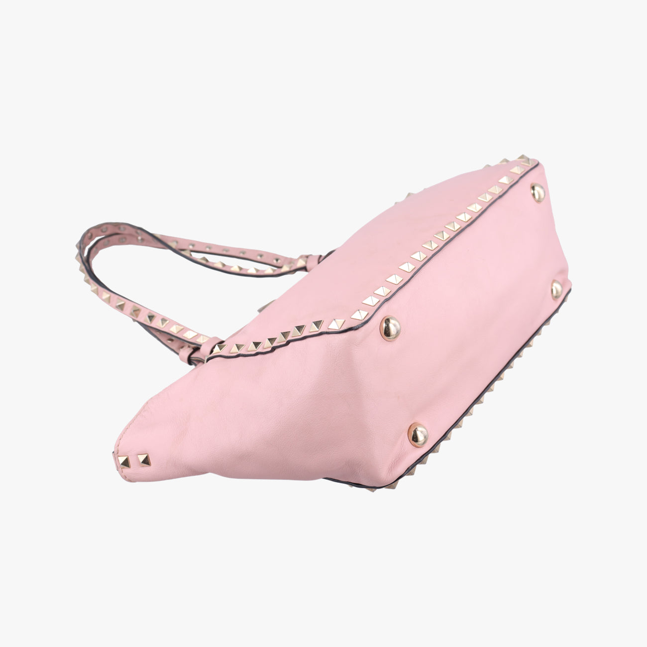 Secondhand Valentino Rockstud Pink Leather  shoulderbag | stylenewstar