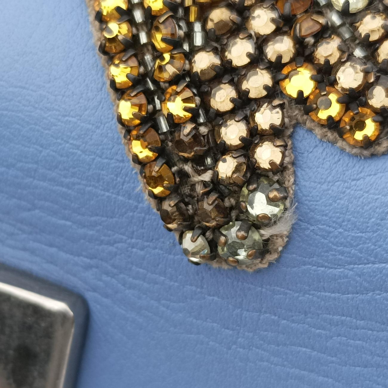 Pre-owned Gucci Dionysus Blue×multicolor Leather 448075 shoulderbag | stylenewstar