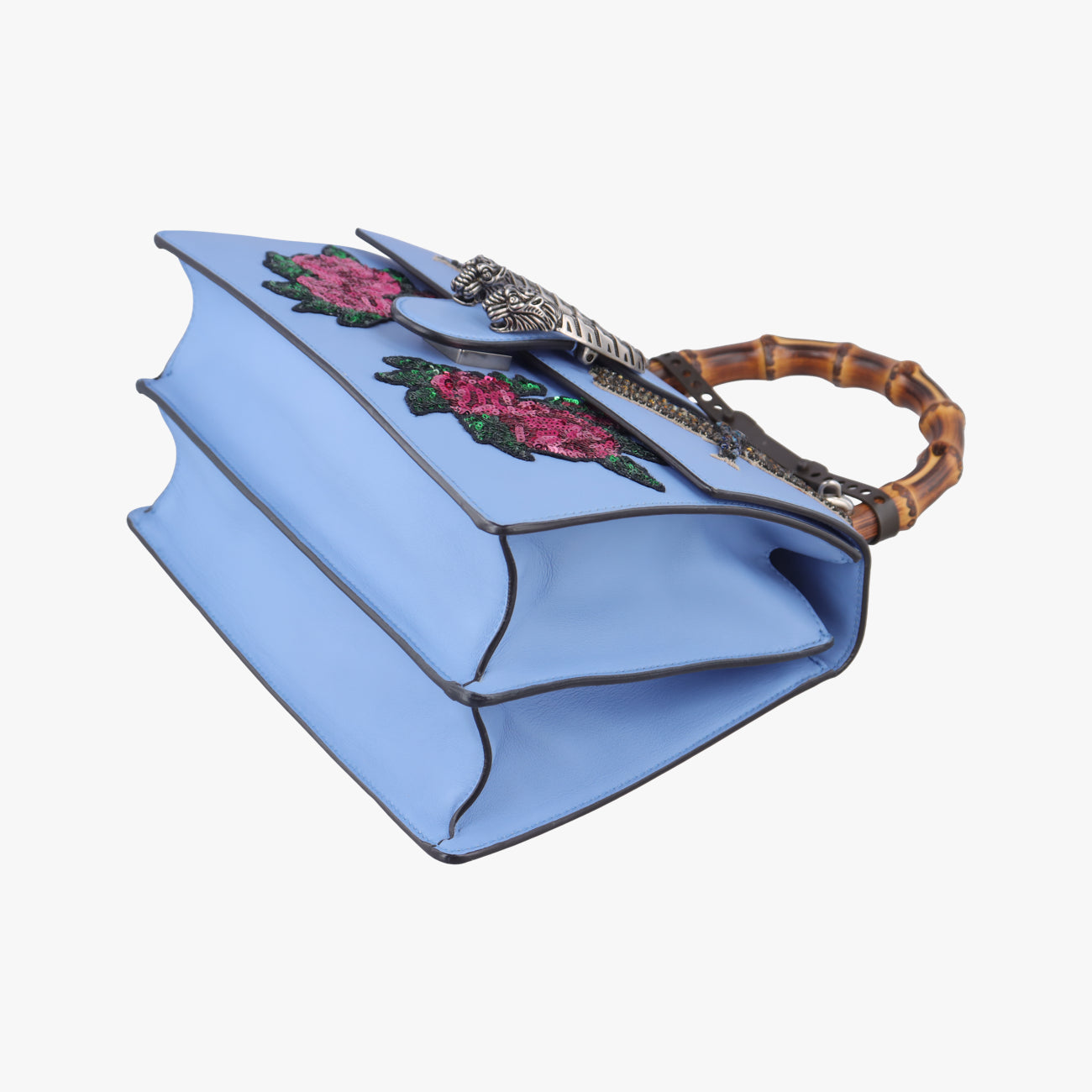 Pre-owned Gucci Dionysus Blue×multicolor Leather 448075 shoulderbag | stylenewstar