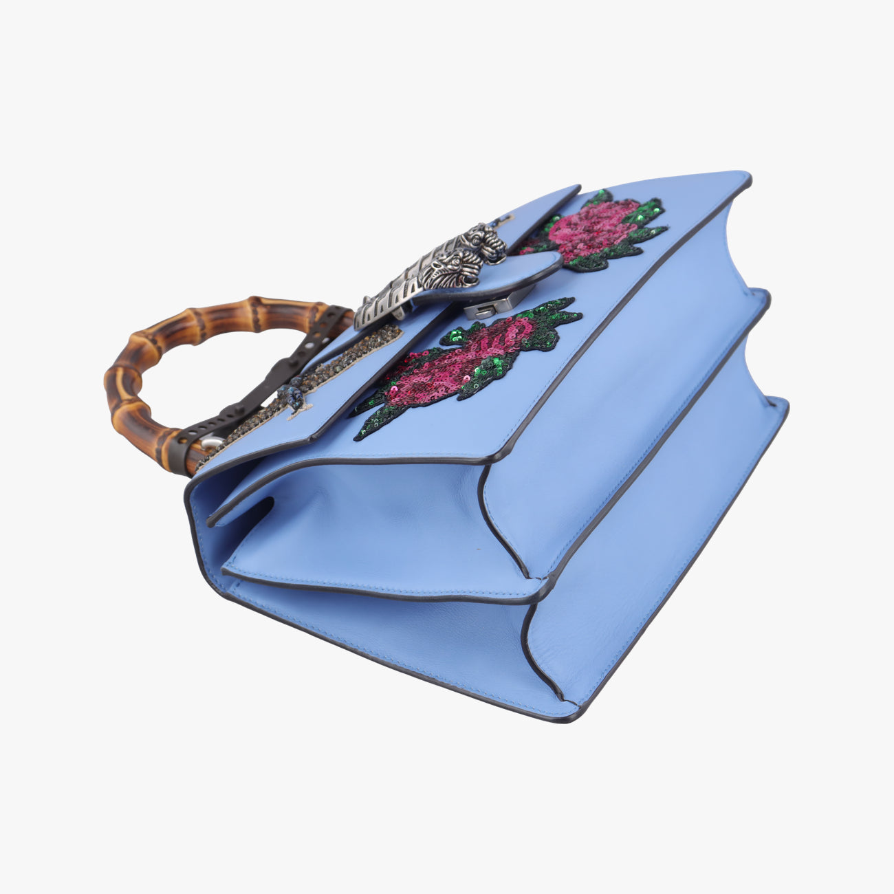 Pre-owned Gucci Dionysus Blue×multicolor Leather 448075 shoulderbag | stylenewstar