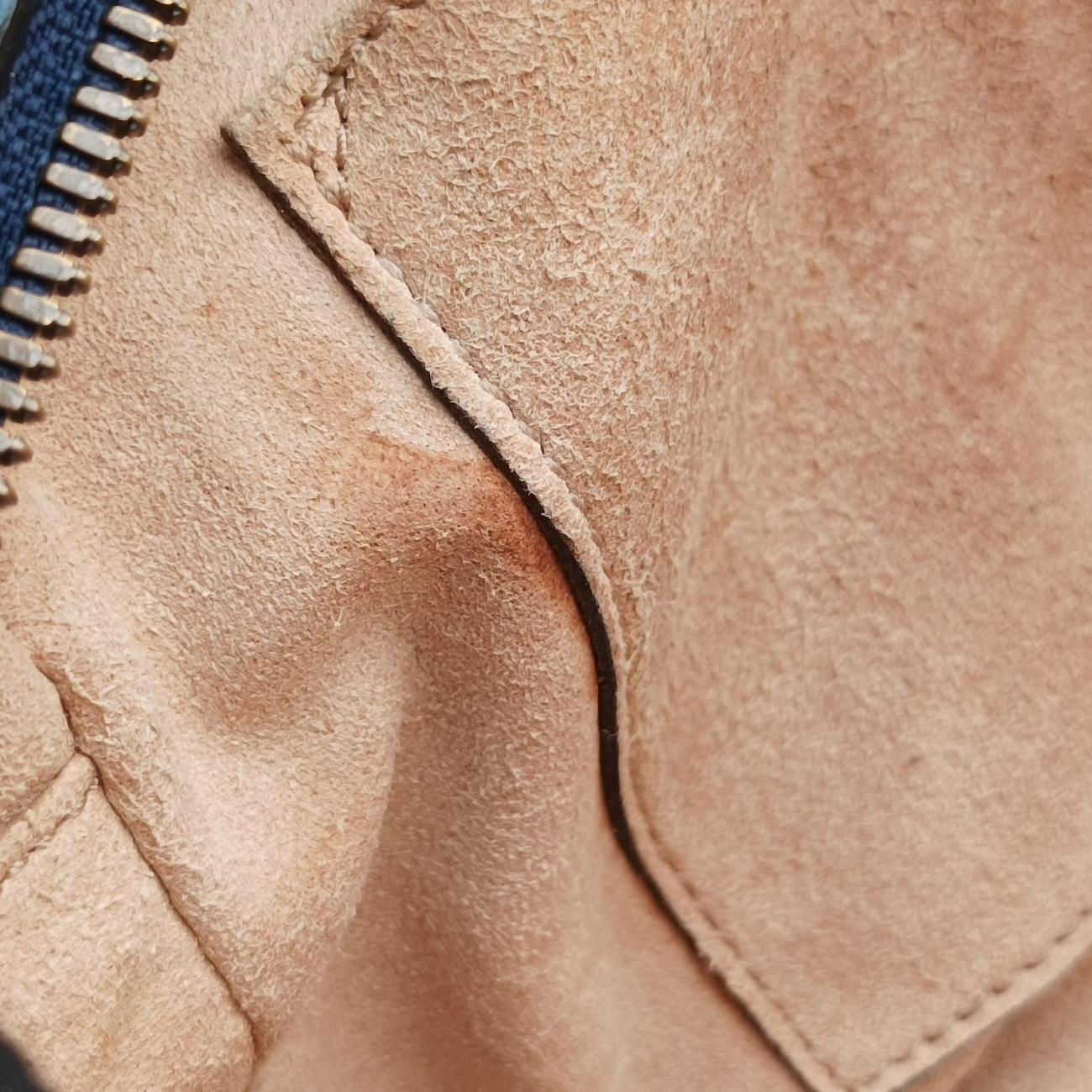 Pre-owned Gucci GG Marmont Navy×Multicolour Leather 447632 shoulderbag | stylenewstar