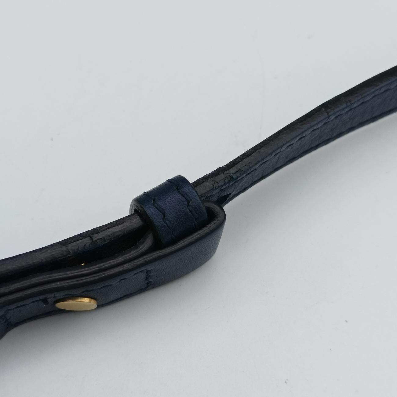 Pre-owned Gucci GG Marmont Navy×Multicolour Leather 447632 shoulderbag | stylenewstar