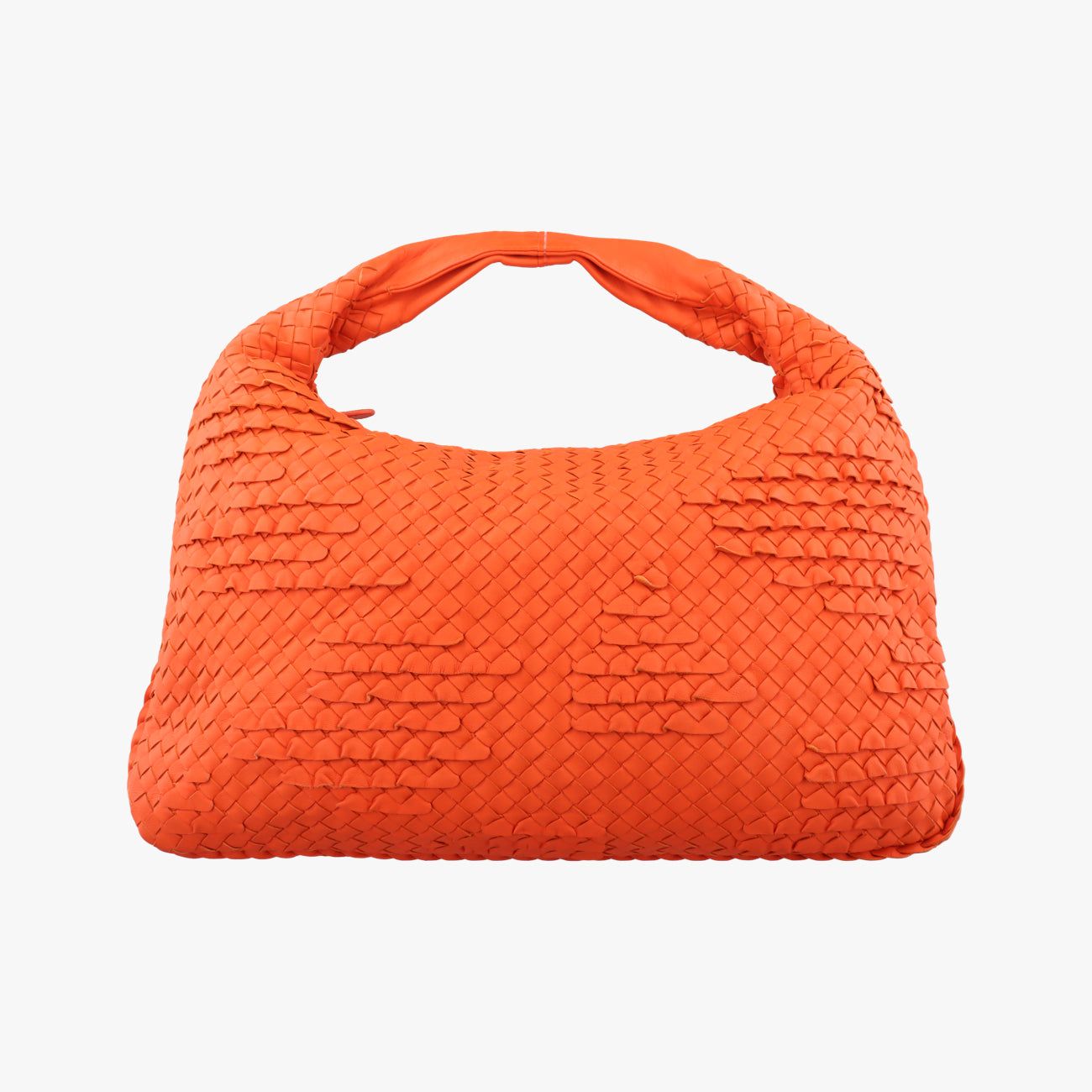 Secondhand Bottega Veneta Intrecciato Orange lambskin  shoulderbag | stylenewstar