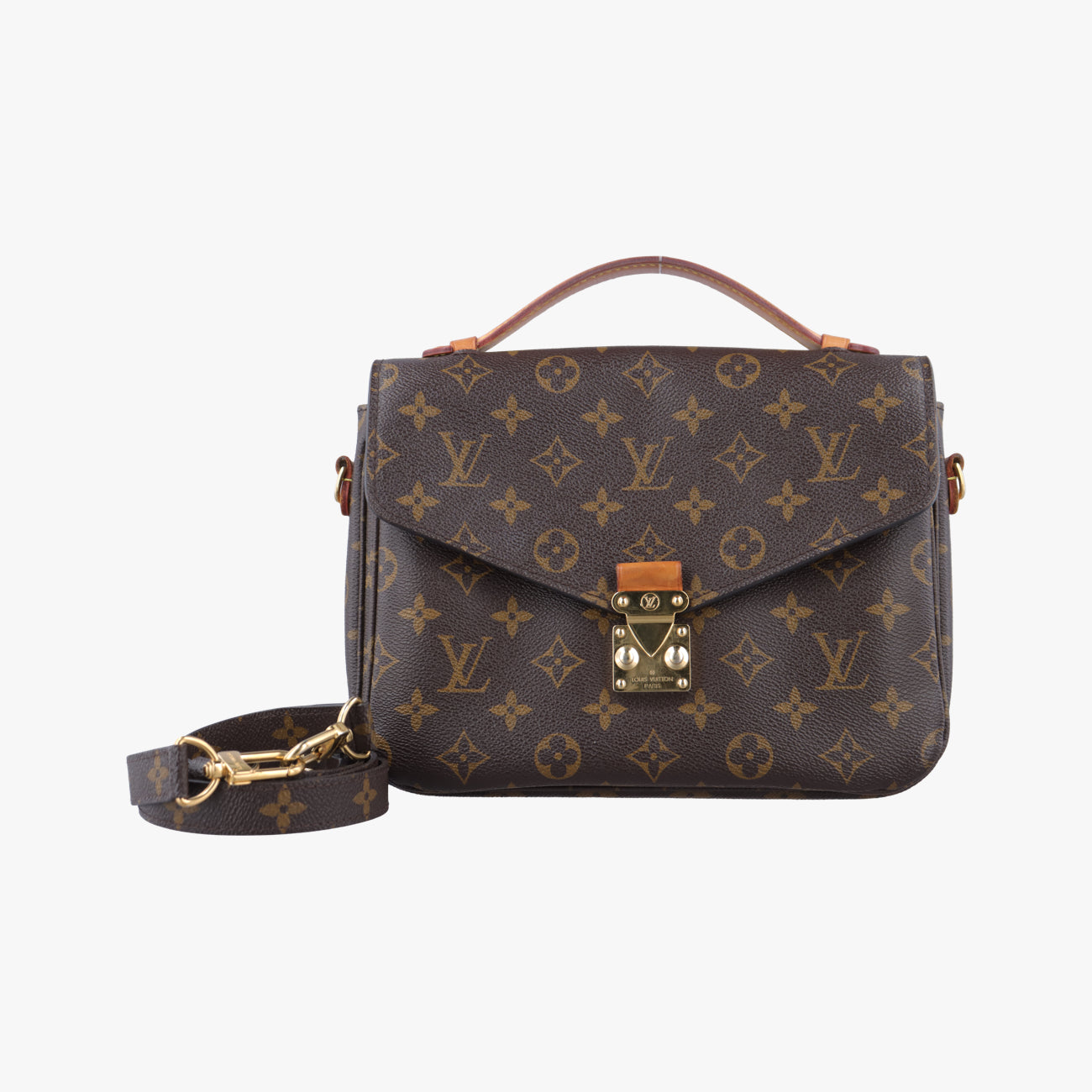 Vintage Louis Vuitton Pochette Metis MM Brown Monogram Canvas M44875 shoulderbag | stylenewstar
