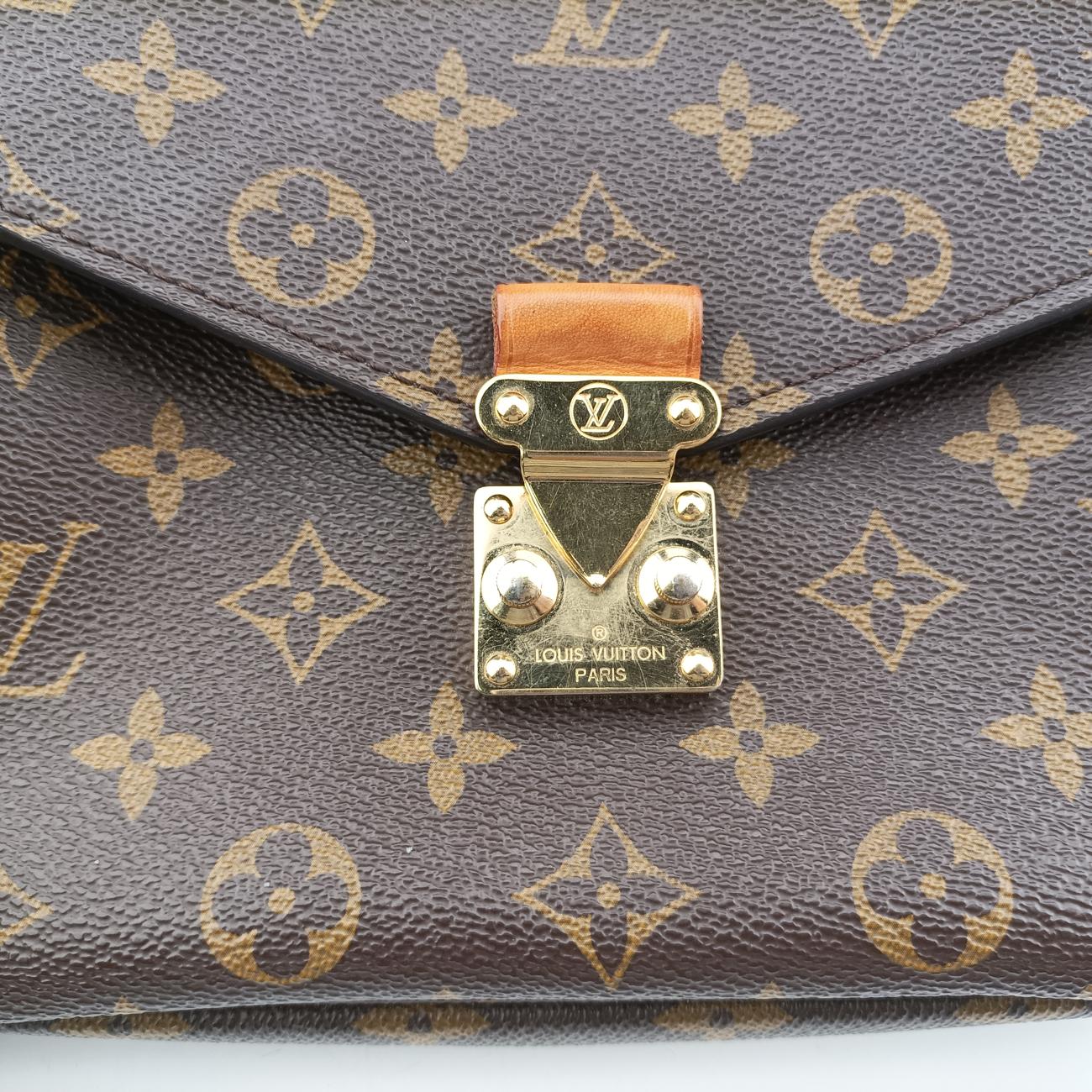Vintage Louis Vuitton Pochette Metis MM Brown Monogram Canvas M44875 shoulderbag | stylenewstar