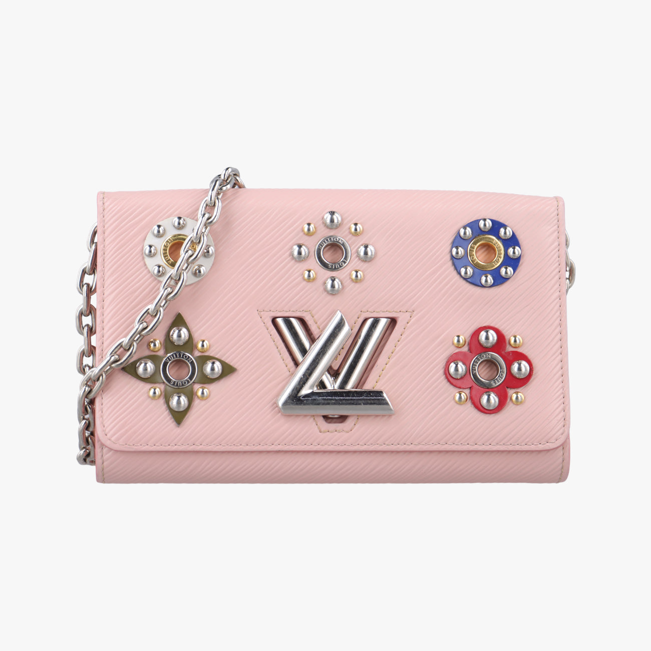 Pre-owned Louis Vuitton Portefeuille Twist Rose Ballerine Epi M62462 shoulderbag | stylenewstar