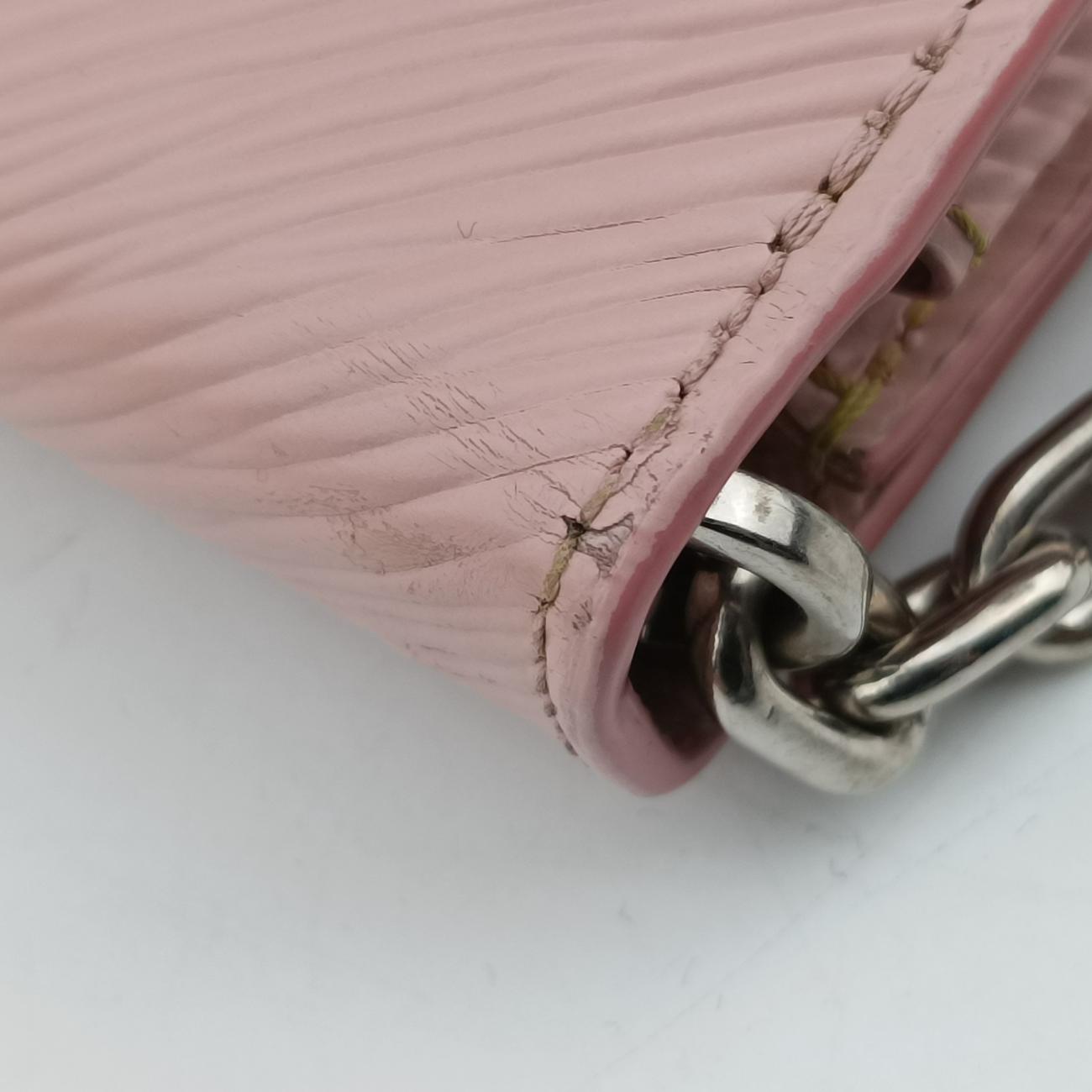 Pre-owned Louis Vuitton Portefeuille Twist Rose Ballerine Epi M62462 shoulderbag | stylenewstar