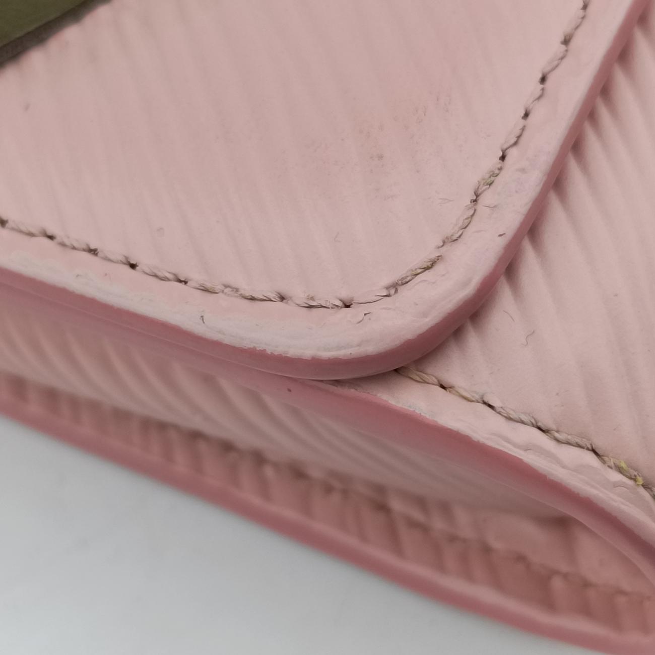 Pre-owned Louis Vuitton Portefeuille Twist Rose Ballerine Epi M62462 shoulderbag | stylenewstar