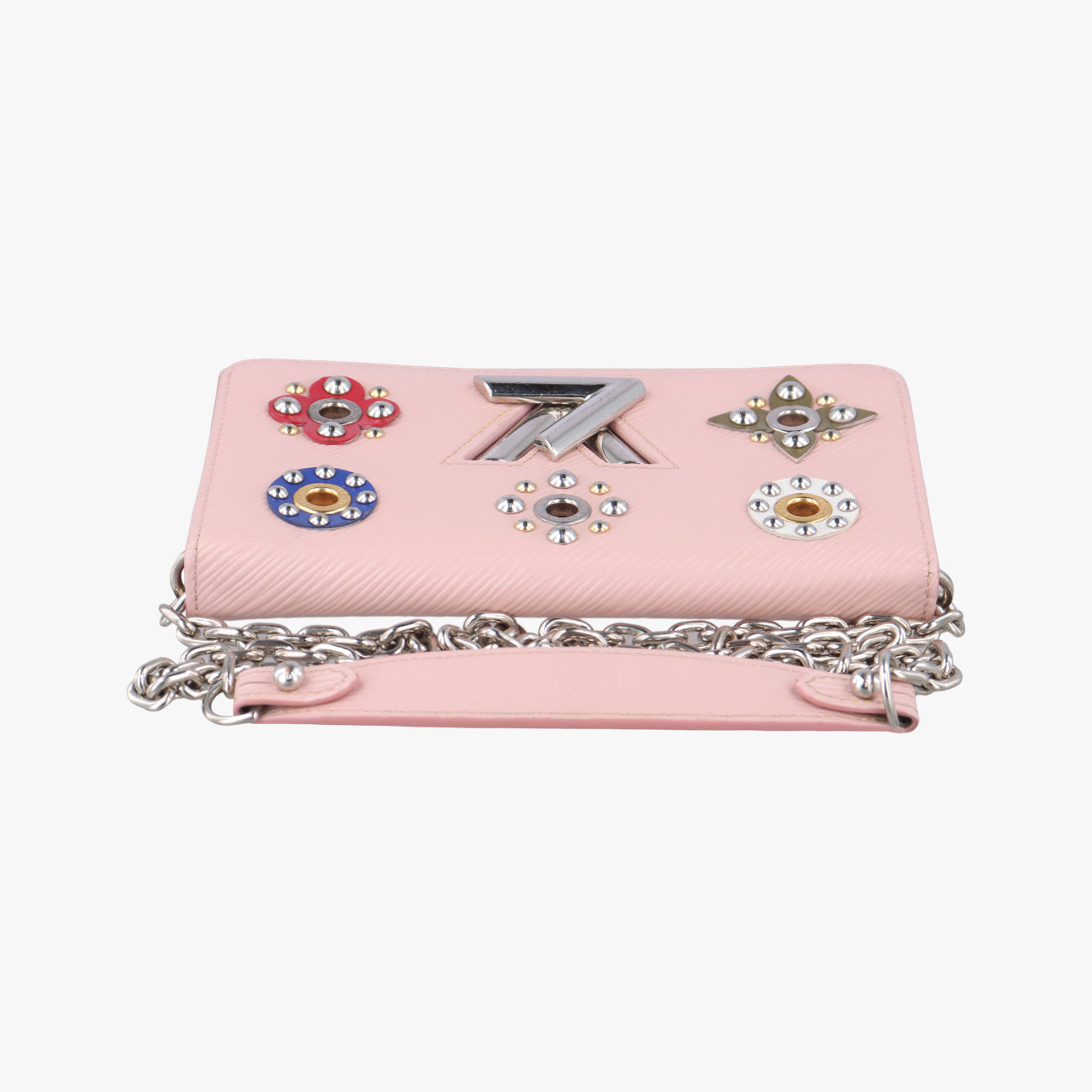 Pre-owned Louis Vuitton Portefeuille Twist Rose Ballerine Epi M62462 shoulderbag | stylenewstar