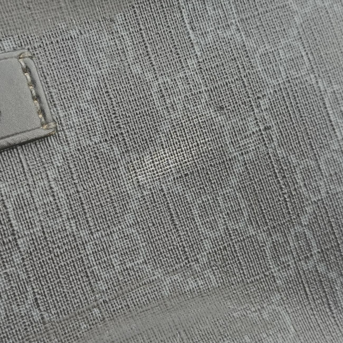 Pre-owned Gucci GG Supreme Navy PVC coated canvas 495562 clutchbag | stylenewstar