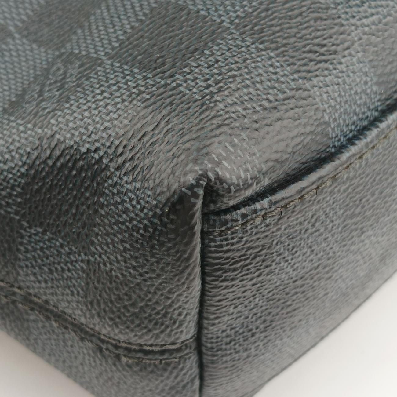 Pre-owned Louis Vuitton Newport Noir Damier Cobalt N41588 handbag | stylenewstar