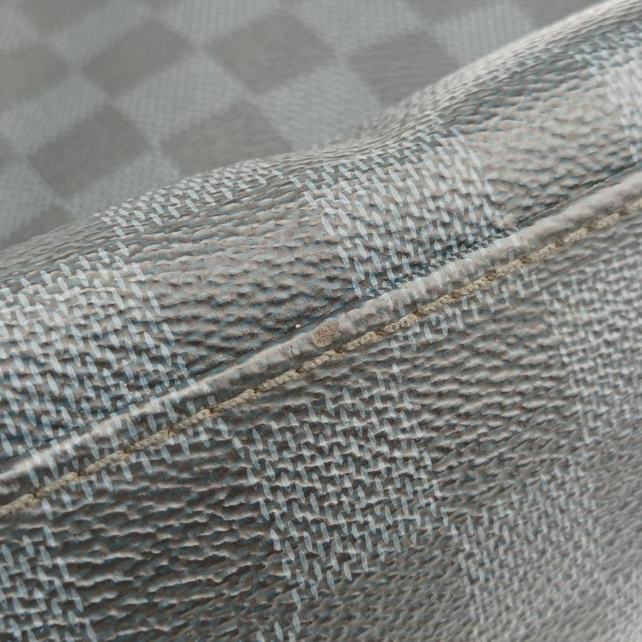 Pre-owned Louis Vuitton Newport Noir Damier Cobalt N41588 handbag | stylenewstar