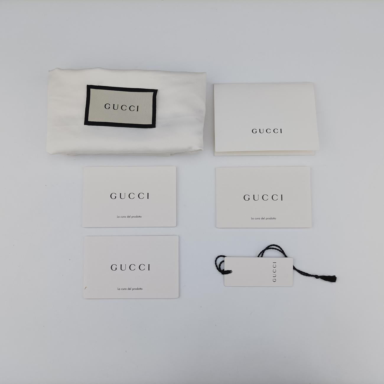 Pre-owned Gucci GG Marmont Yellow×Black straw 574432 shoulderbag | stylenewstar