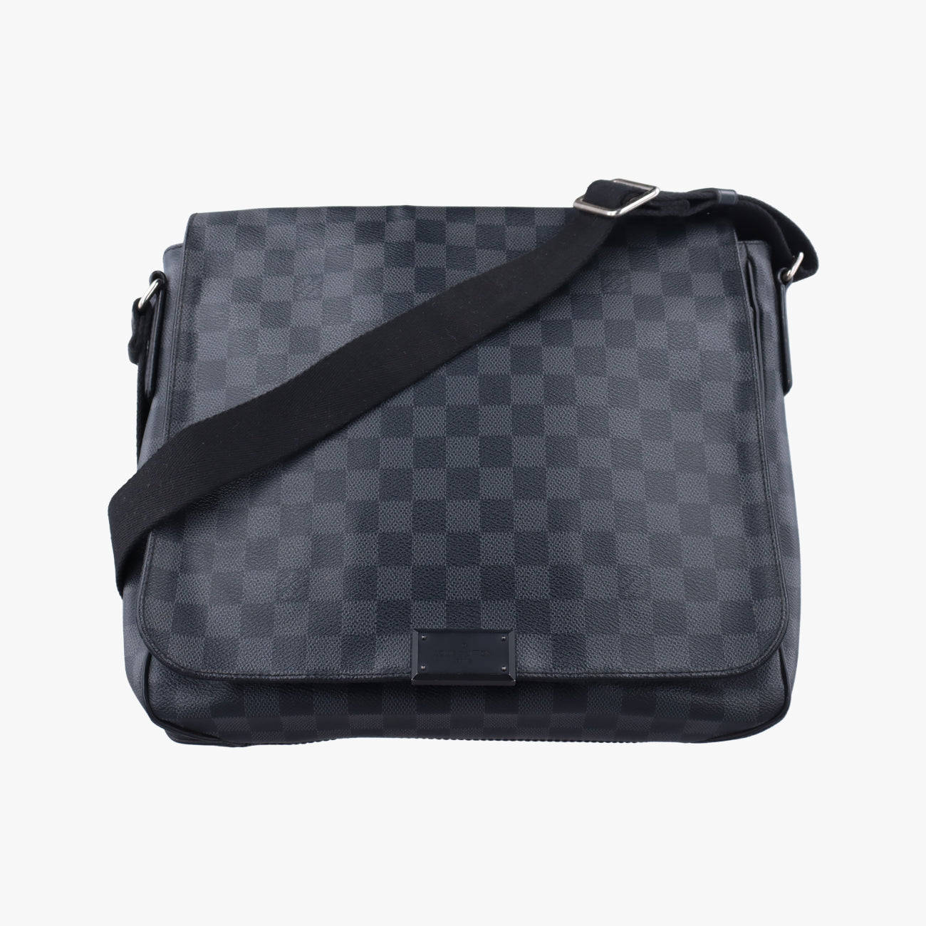 Pre-owned Louis Vuitton DANIEL MM Noir Damier GRAPHITE N58029 shoulderbag | stylenewstar