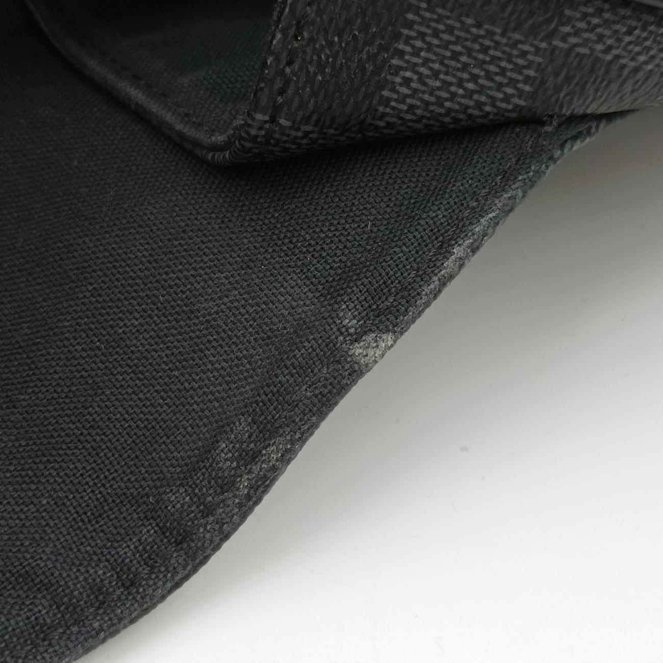 Pre-owned Louis Vuitton DANIEL MM Noir Damier GRAPHITE N58029 shoulderbag | stylenewstar