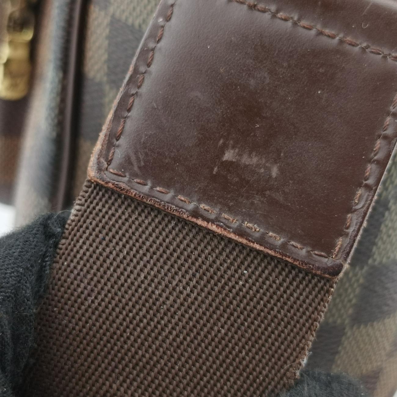 Vintage Louis Vuitton OLAV MM EBENE Damier Canvas N41441 shoulderbag | stylenewstar