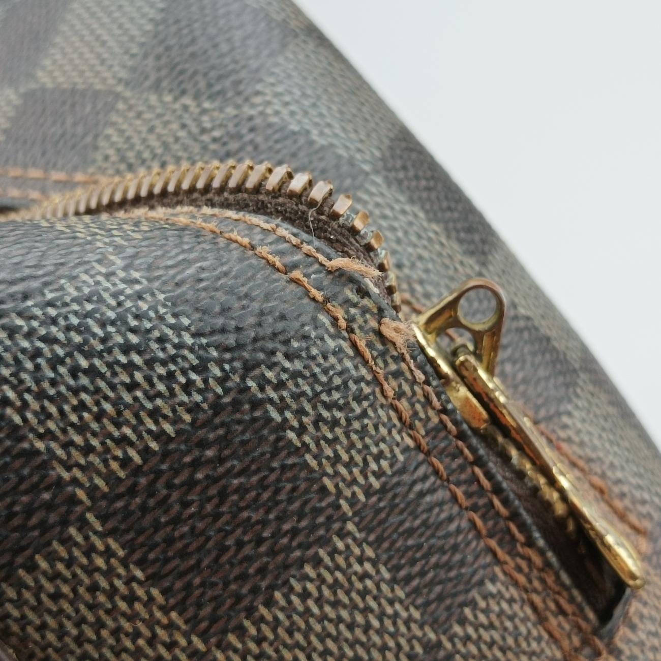 Vintage Louis Vuitton OLAV MM EBENE Damier Canvas N41441 shoulderbag | stylenewstar