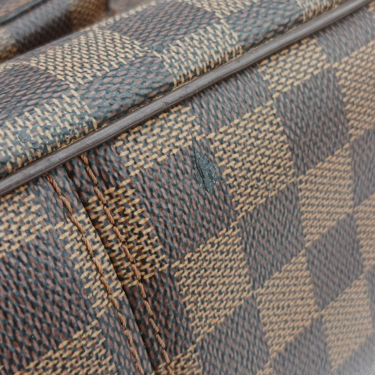 Vintage Louis Vuitton OLAV MM EBENE Damier Canvas N41441 shoulderbag | stylenewstar