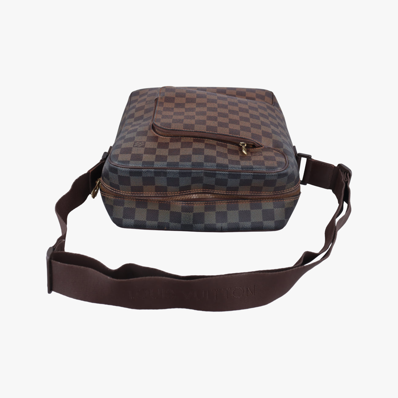 Vintage Louis Vuitton OLAV MM EBENE Damier Canvas N41441 shoulderbag | stylenewstar