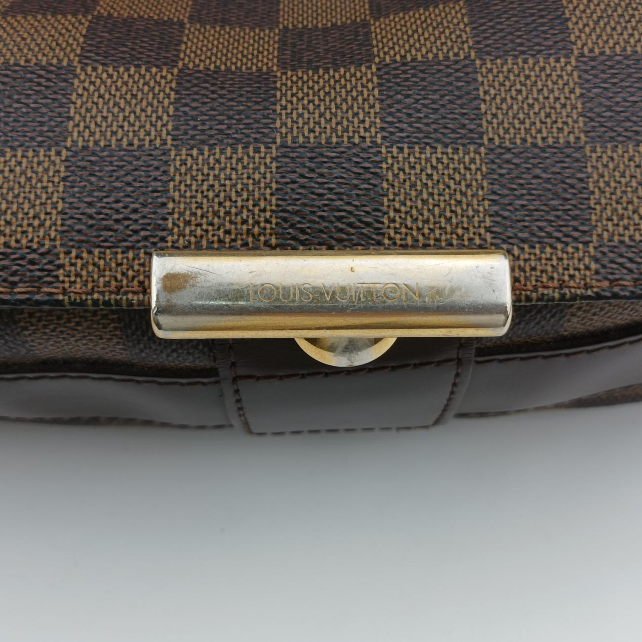 Pre-owned Louis Vuitton Bastille Messenger EBENE Damier Canvas N45258 shoulderbag | stylenewstar