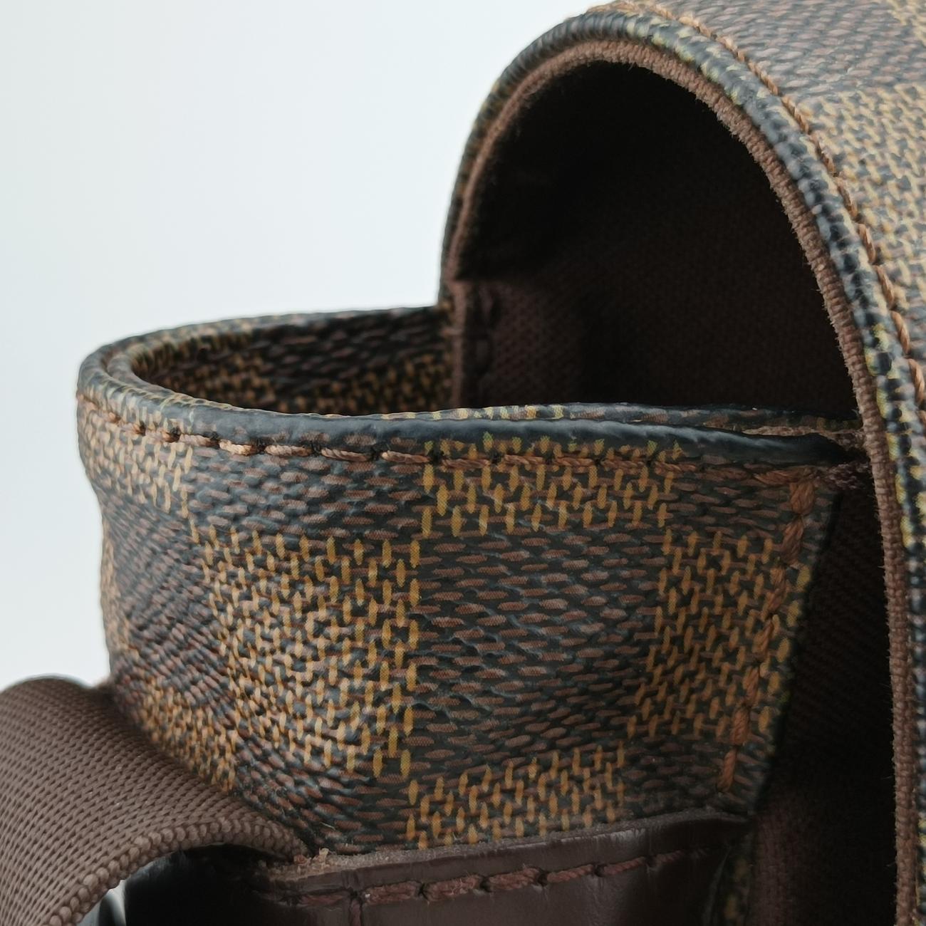 Pre-owned Louis Vuitton Bastille Messenger EBENE Damier Canvas N45258 shoulderbag | stylenewstar