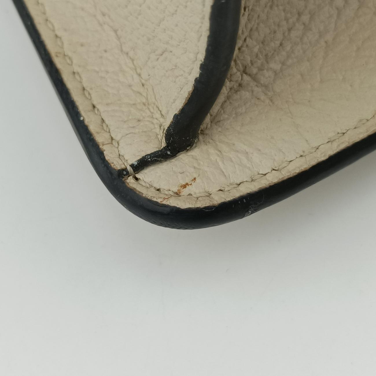 Pre-owned Gucci Sylvie Ivory×navy×red Leather 470270 shoulderbag | stylenewstar