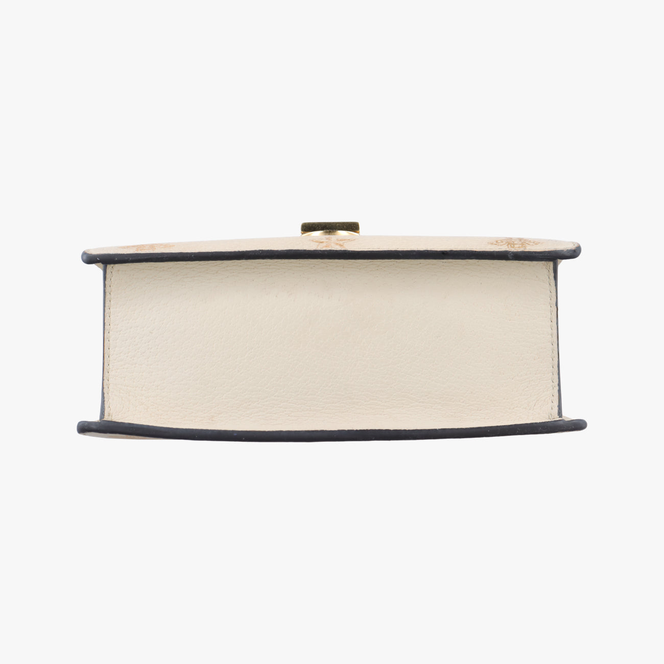 Pre-owned Gucci Sylvie Ivory×navy×red Leather 470270 shoulderbag | stylenewstar