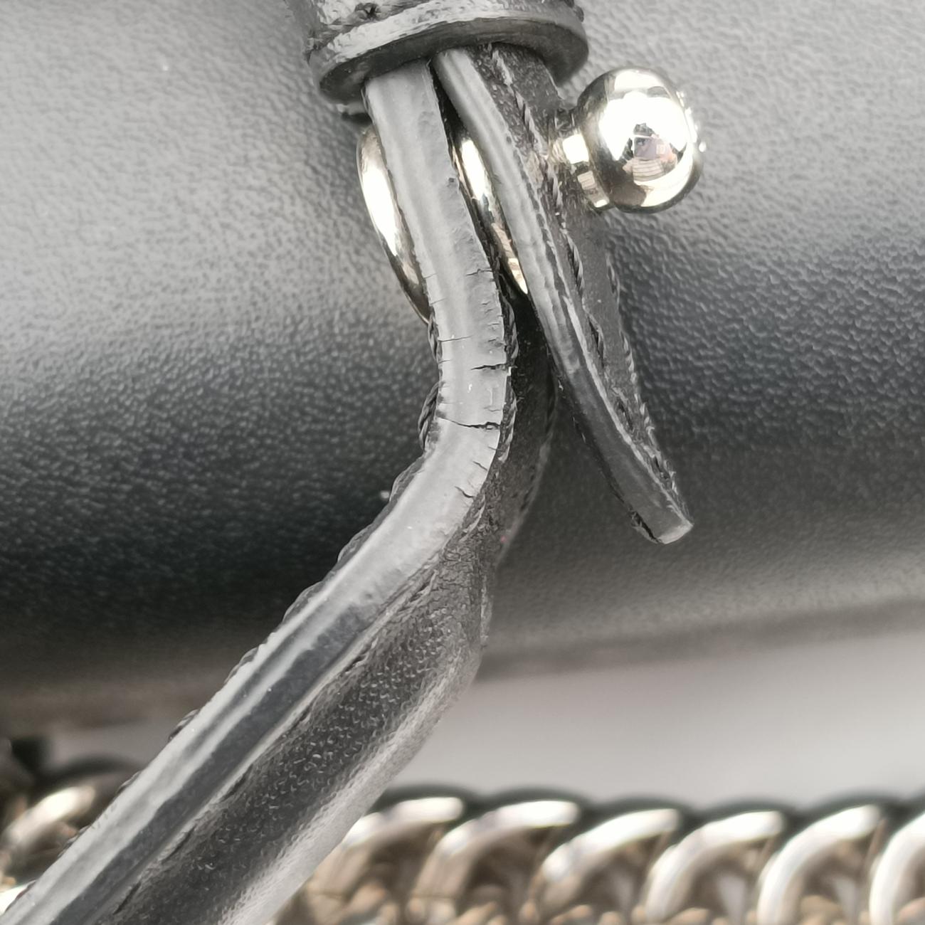 Pre-owned Fendi studded Kan I Black×Multicolour Leather 8M0381 shoulderbag | stylenewstar