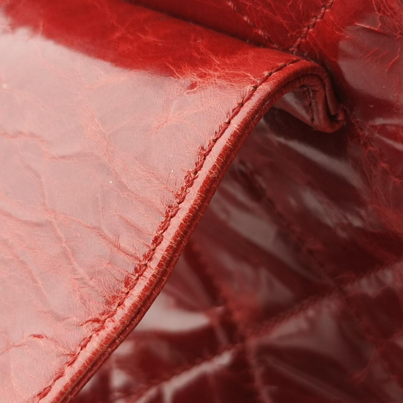 Pre-owned Chanel 2.55 Matelasse Red Leather A66817 shoulderbag | stylenewstar