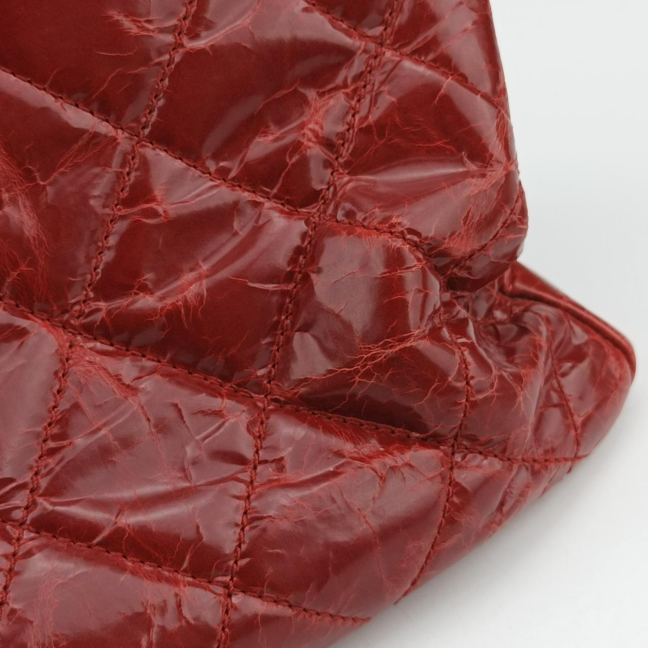 Pre-owned Chanel 2.55 Matelasse Red Leather A66817 shoulderbag | stylenewstar