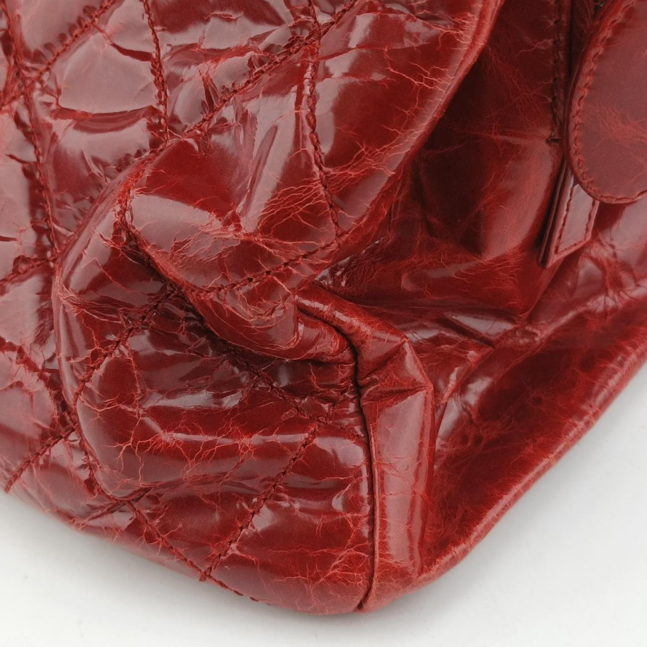 Pre-owned Chanel 2.55 Matelasse Red Leather A66817 shoulderbag | stylenewstar