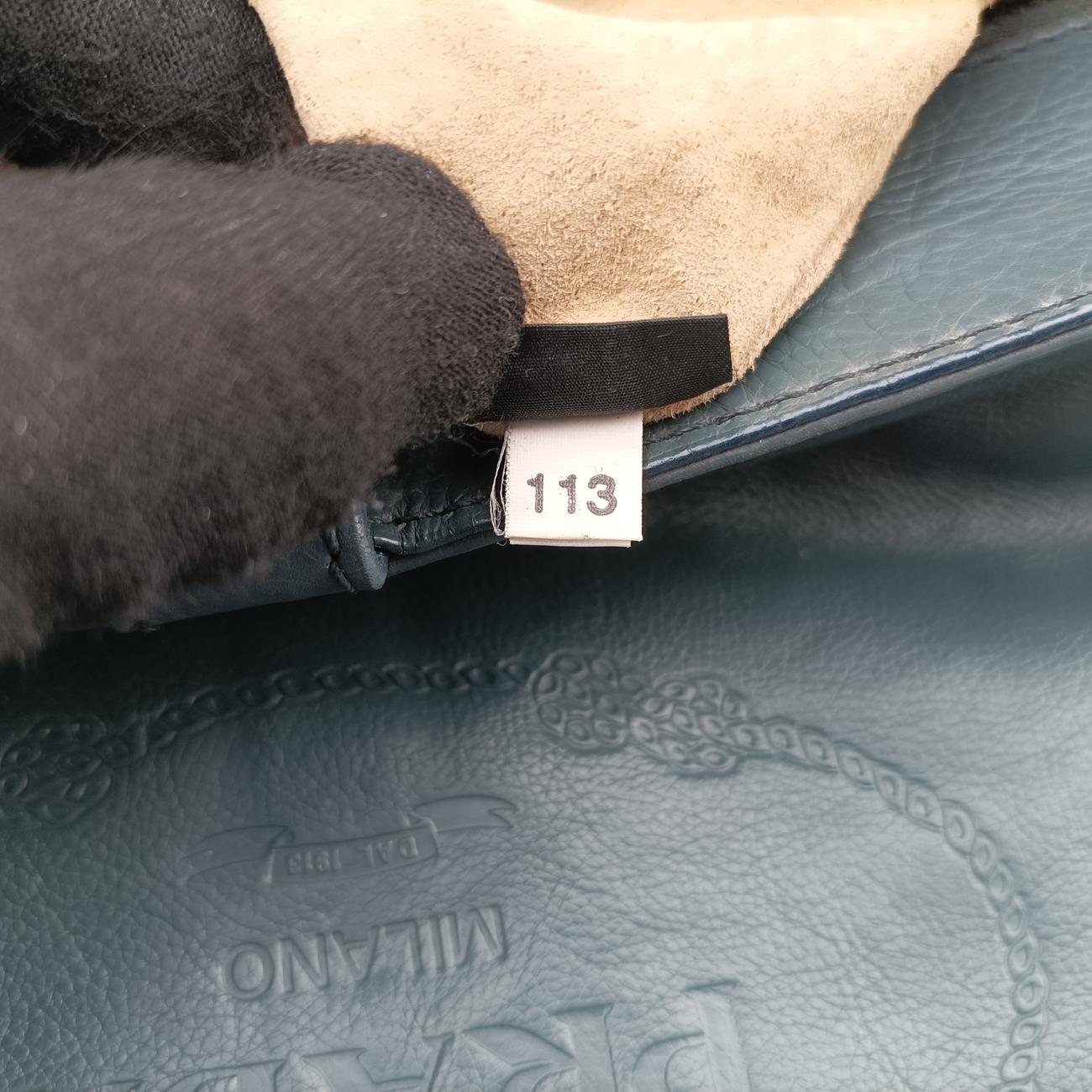 Pre-owned Prada Padlock Black Leather  shoulderbag | stylenewstar
