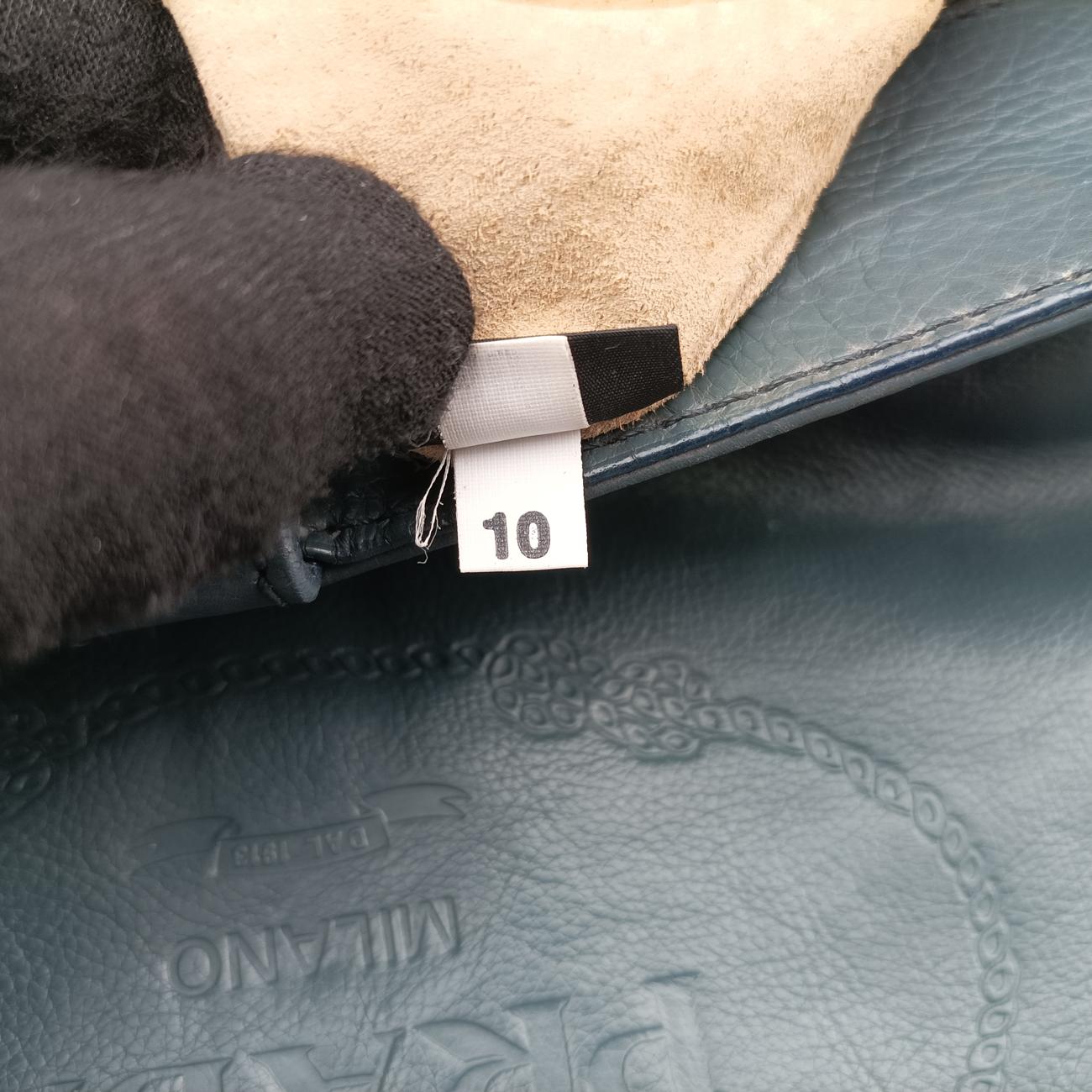 Pre-owned Prada Padlock Black Leather  shoulderbag | stylenewstar