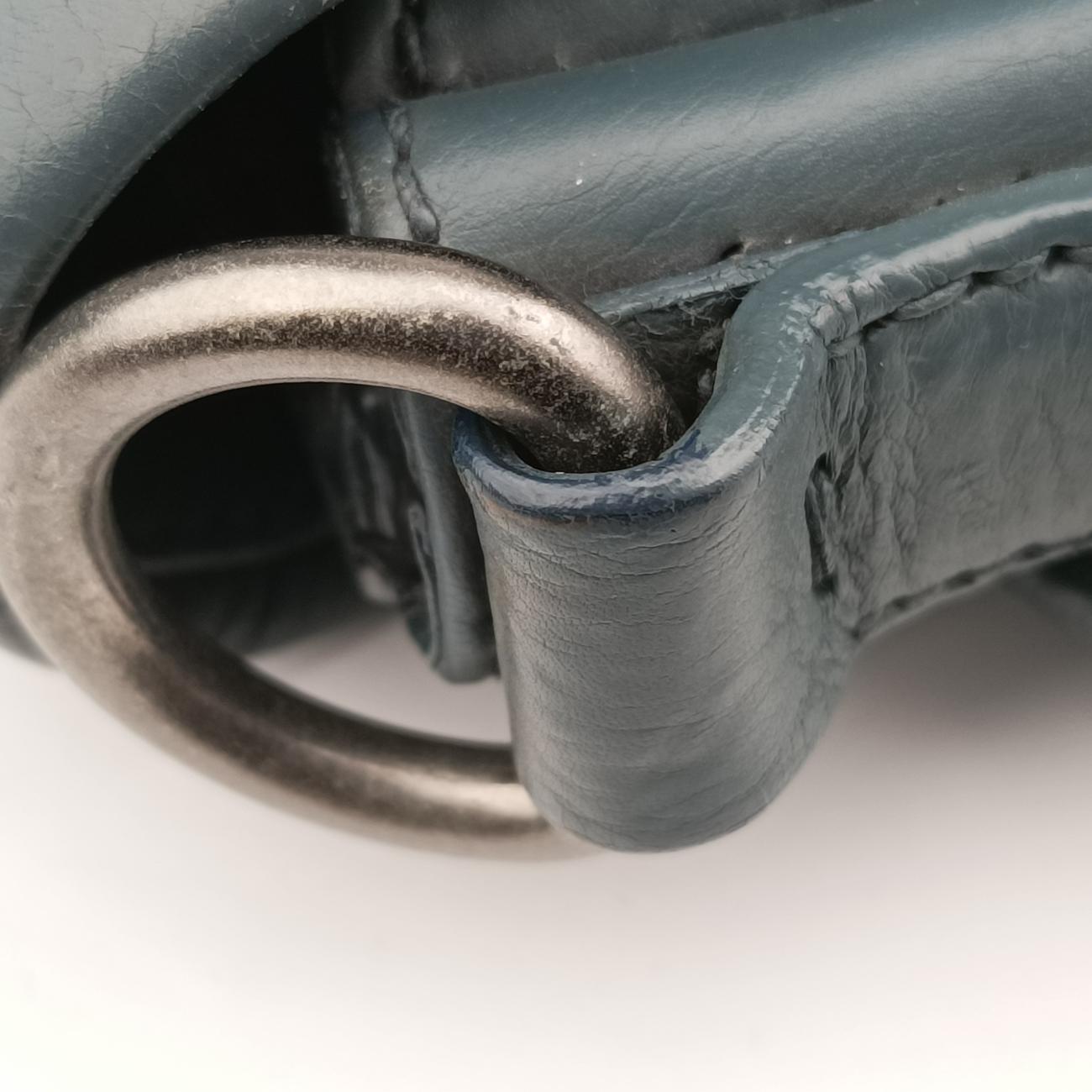 Pre-owned Prada Padlock Black Leather  shoulderbag | stylenewstar