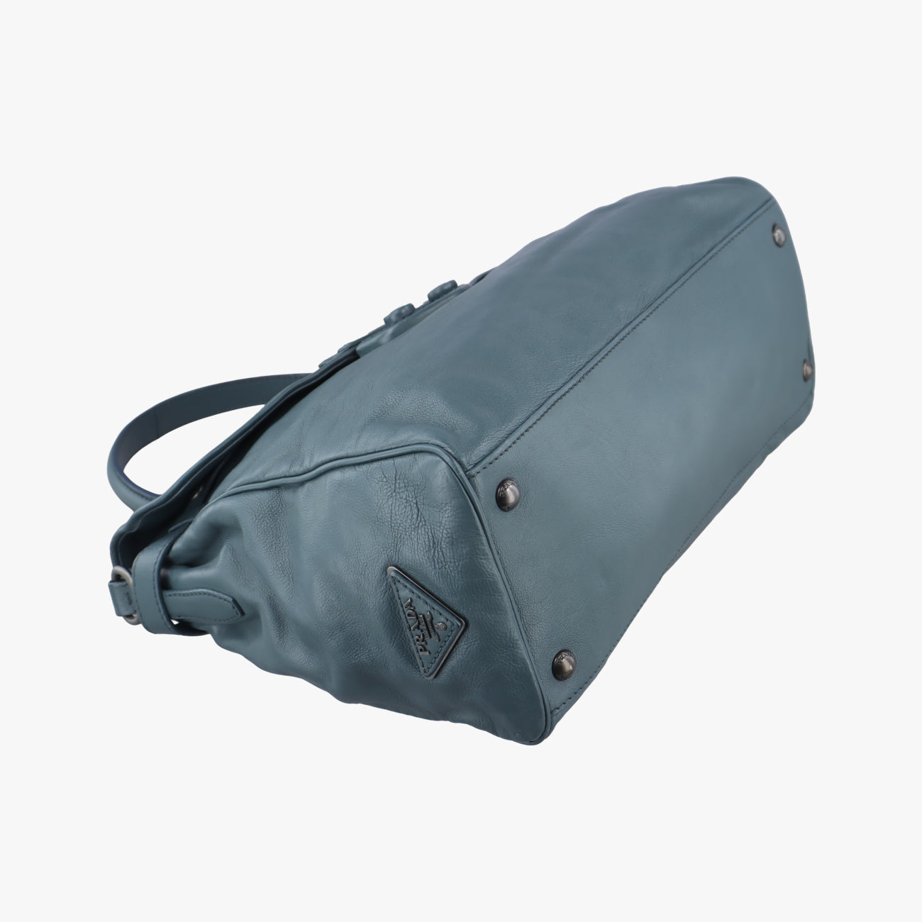 Pre-owned Prada Padlock Black Leather  shoulderbag | stylenewstar