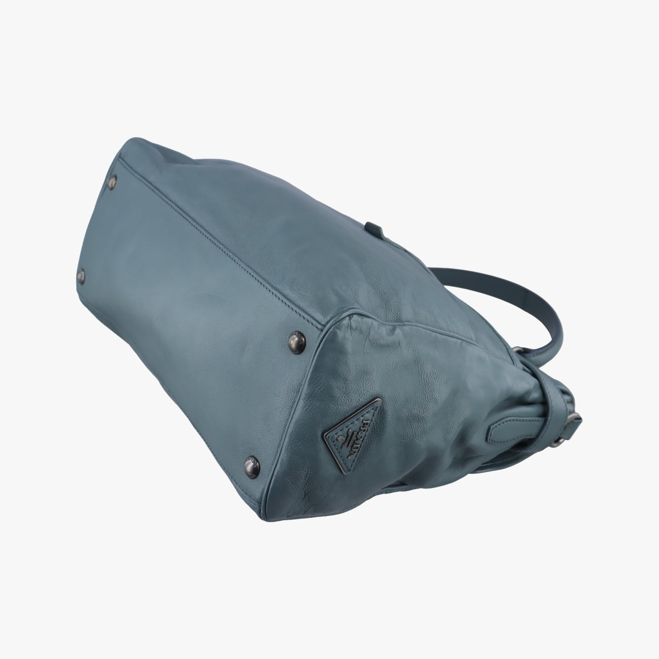 Pre-owned Prada Padlock Black Leather  shoulderbag | stylenewstar